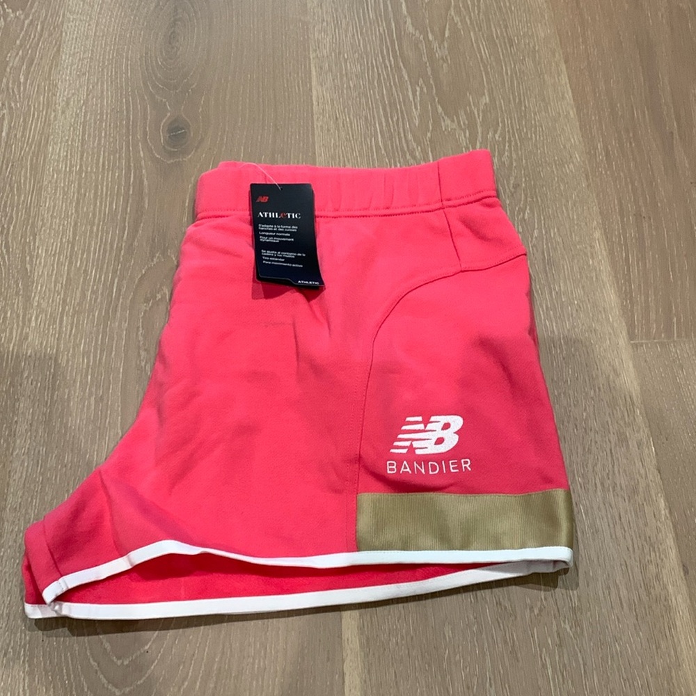 Bandier x New Balance Womens Short Pink size XL Sweat short